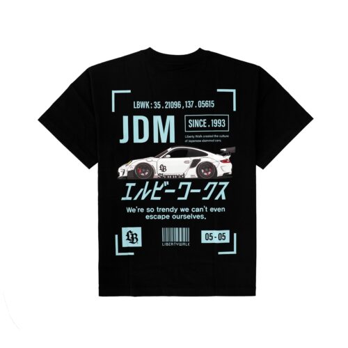 BOX JDM Porsche Tee Black