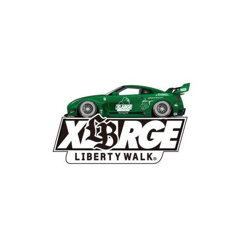 LIBERTY WALK×XLARGE STICKER GTR