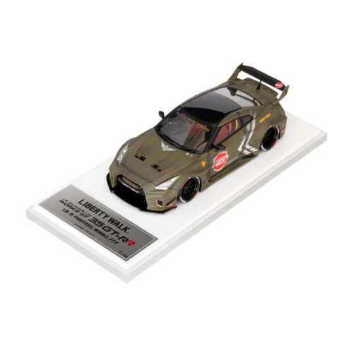 1/43 MakeUP LB Shiulette WORKS GT GTR Matte Dark Green