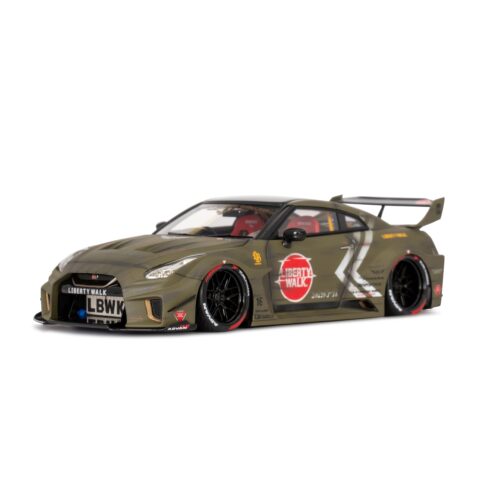 1/43 MakeUP LB Shiulette WORKS GT GTR Matte Dark Green