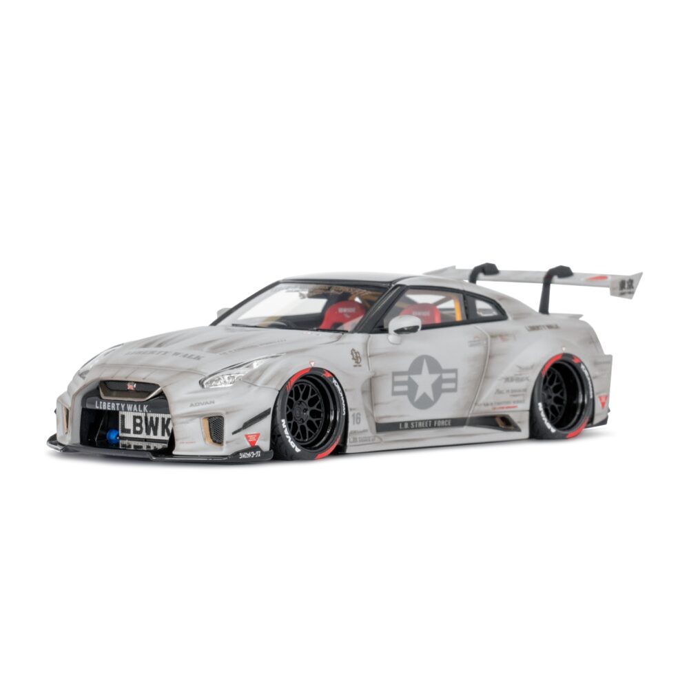 1/43 MakeUP LB Shiulette WORKS GT GTR Matte Gray