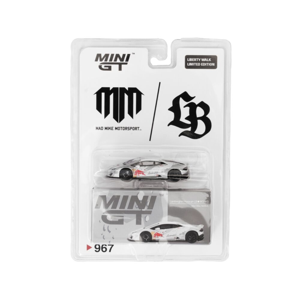 MIN GT 1/64 Lamborghini Huracan LB★WORKS ver. 2 Mad Mike NIMBUL / LB Blister Packaging