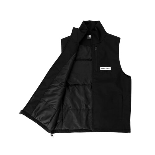 早い者勝ち！  ブラック ダウンベスト　タグ付き LB Simple Patch Vest Black - LB-ONLINE STORE