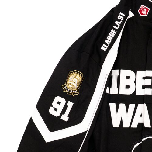 LIBERTY WALK×XLARGE WALK RACING JACKET BLACK - LB-ONLINE STORE