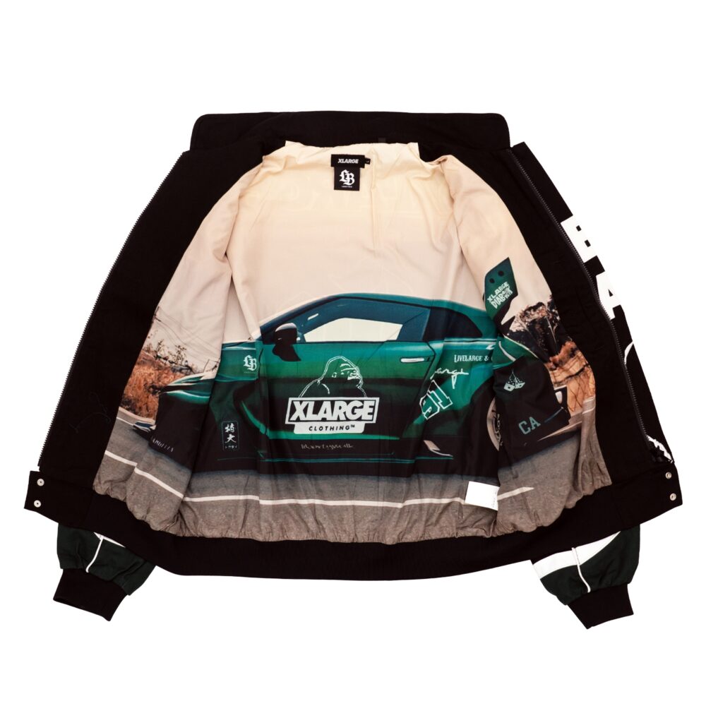 LIBERTY WALK×XLARGE WALK RACING JACKET GREEN - LB-ONLINE STORE