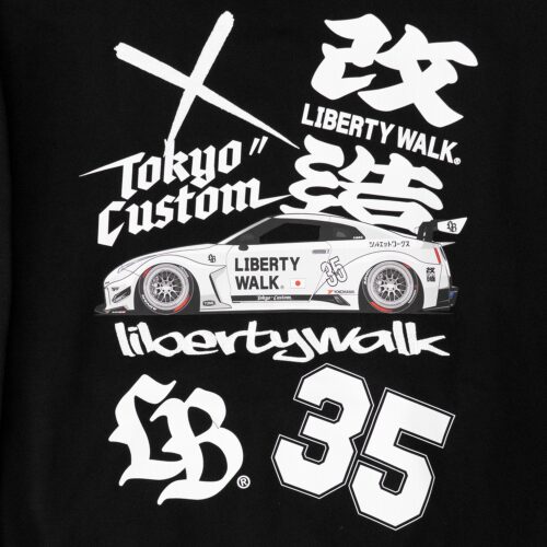 Tokyo Custom Graphic 35 Hoodie Black - LB-ONLINE STORE