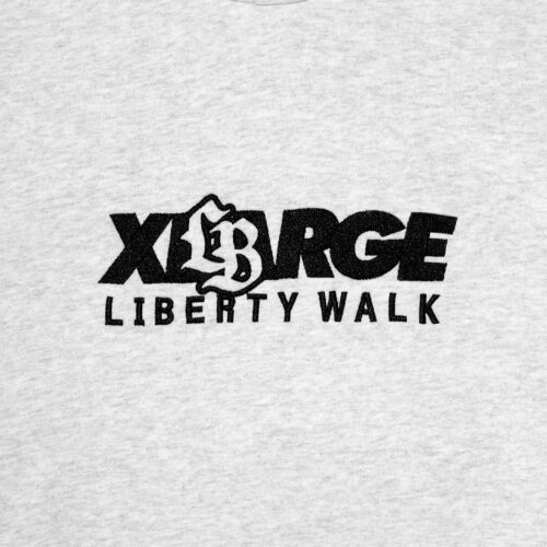LIBERTY WALK×XLARGE WALK HOODED SWEATSHIRTS GRAY - LB-ONLINE STORE