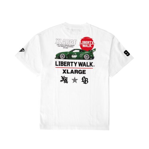 LIBERTY WALK×XLARGE S/S TEE WHITE