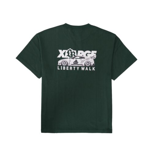 LIBERTY WALK×XLARGE MIX LOGO S/S TEE GREEN