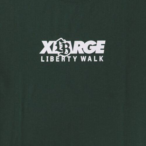 LIBERTY WALK×XLARGE MIX LOGO S/S TEE GREEN - LB-ONLINE STORE