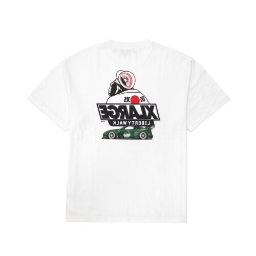 LIBERTY WALK×XLARGE BEHIND OG S/S TEE WHITE