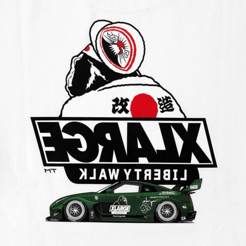 LIBERTY WALK×XLARGE BEHIND OG S/S TEE WHITE - LB-ONLINE STORE