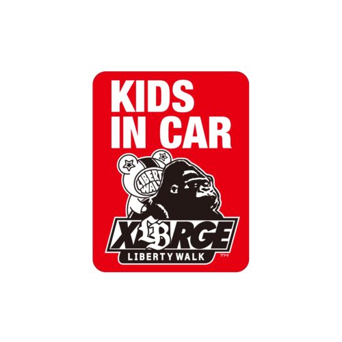 LIBERTY WALK×XLARGE STICKER RD
