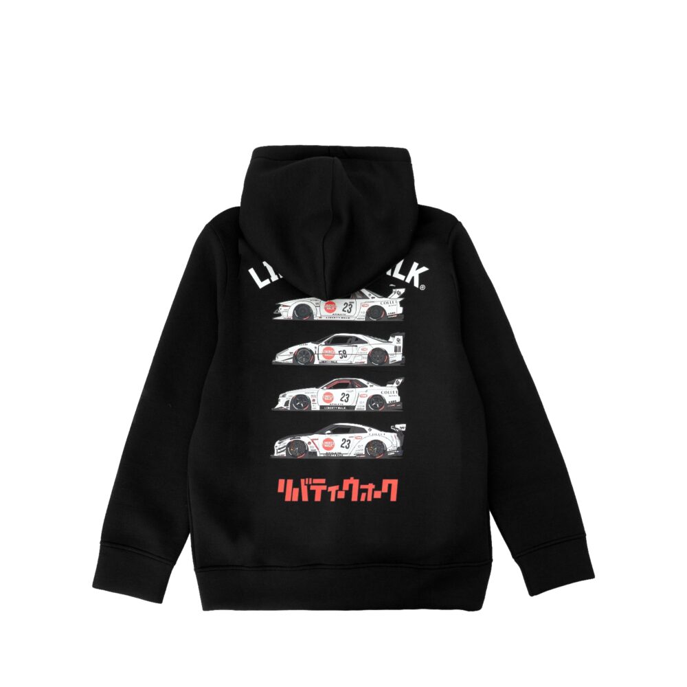 LB Arch Logo Drift Car Zipper Black