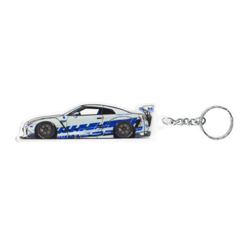 LB WORKS GTR Gray×Blue Keychain
