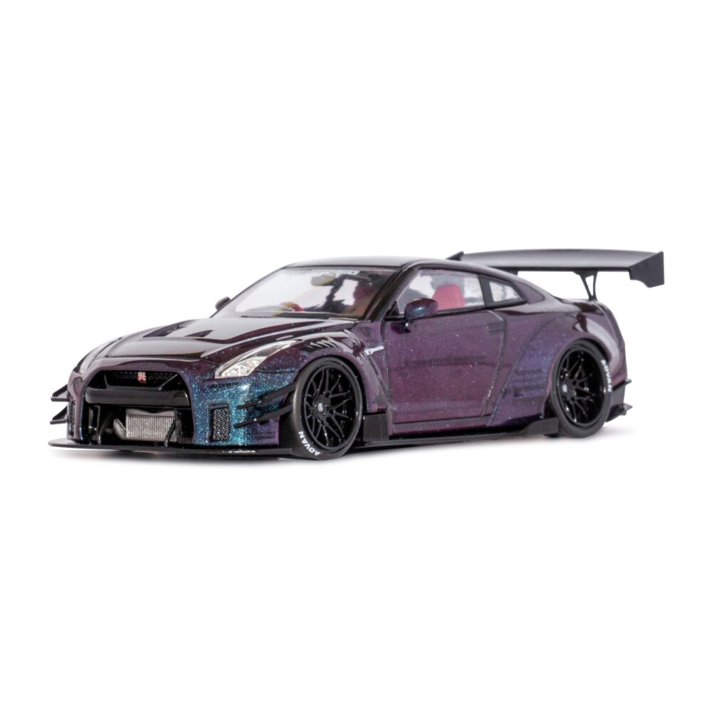 MINIGT LB★WORKS GT-R R35 Tarmac Works限定 TARMAC 1/43 LB-WORKS NISSAN GT-R R35 tipo 2 Morado medianoche