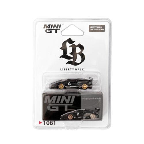 MINI GT 1/64 Lamborghini Countach LB-WORKS Black / LB Blister