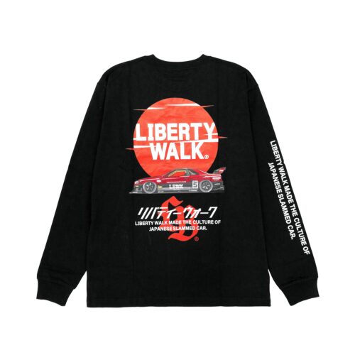 Sunrise Logo R34 Long Sleeve Tee Black