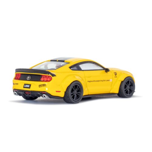 MINI GT 1/64 LB-WORKS FORD MUSTANG Triple Yellow / LB Blister