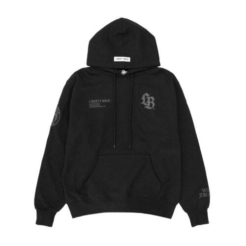 LB Thorn Embroidery Logo Hoodie Black&Gray - LB-ONLINE STORE