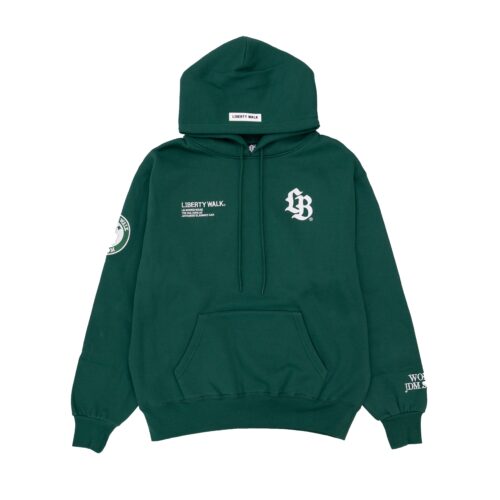 LB Thorn Logo Embroidery Hoodie Green - LB-ONLINE STORE