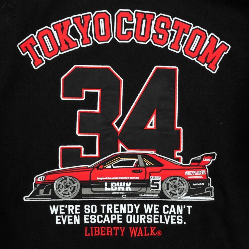 LB Tokyo Custom 34 Hoodie Black - LB-ONLINE STORE