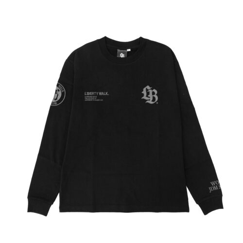 LB Thorn Logo Long Embroidery Sleeve Tee Black - LB-ONLINE STORE
