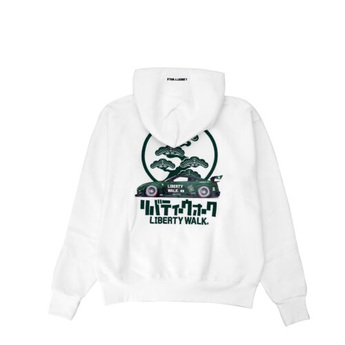 Bonsai Circle GTR Hoodie White