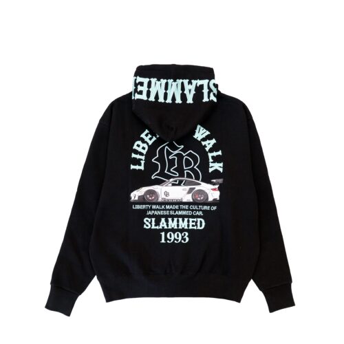LB Slammed Embroidery Logo Porsche Hoodie Black