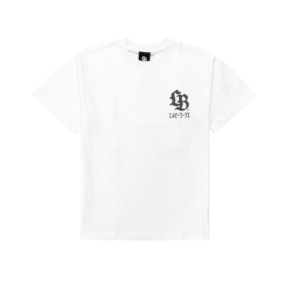 LB Box Logo R32 Tee White - LB-ONLINE STORE