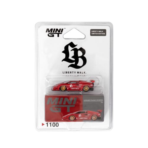 MINI GT 1/64 Lamborghini Countach LB-WORKS Red / LB Blister