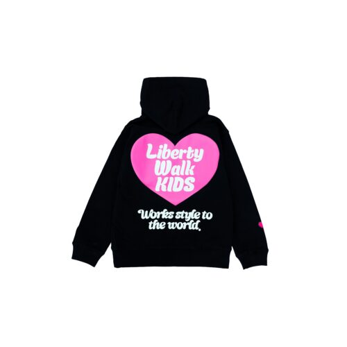LB Kids Heart Logo Hoodie Black