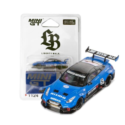 1/64 MINI GT LB-Silhouette WORKS GT NISSAN 35GT-RR Ver.2 Blue / LB Blister packaging