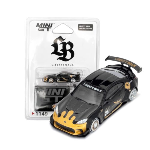 1/64 MINI Toyota GR86 LB★Nation Black / Gold