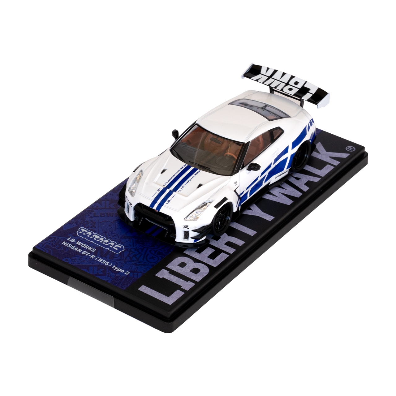 TARMAC 1/43 LB-WORKS NISSAN GT-R R35 type 2 White