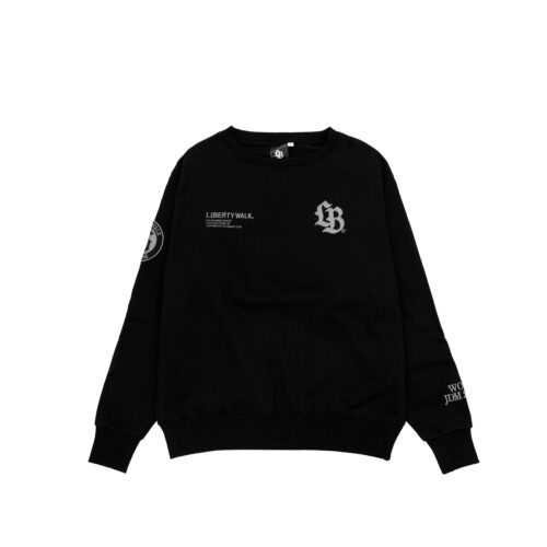 LB Thorn Embroidery Logo NSX Sweatshirt Black - LB-ONLINE STORE