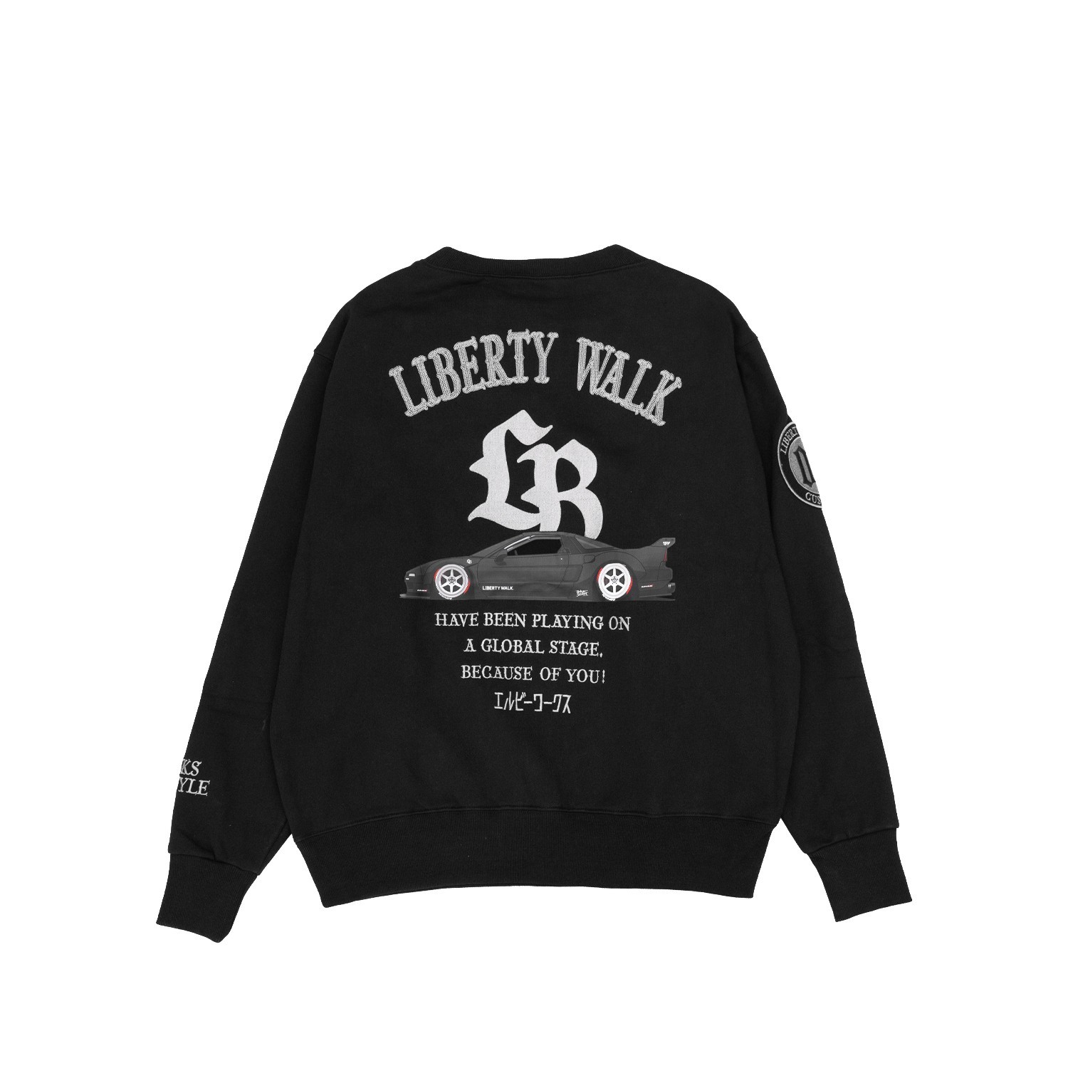 LB Thorn Embroidery Logo NSX Sweatshirt Black