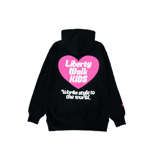 LB Heart Logo Hoodie Black