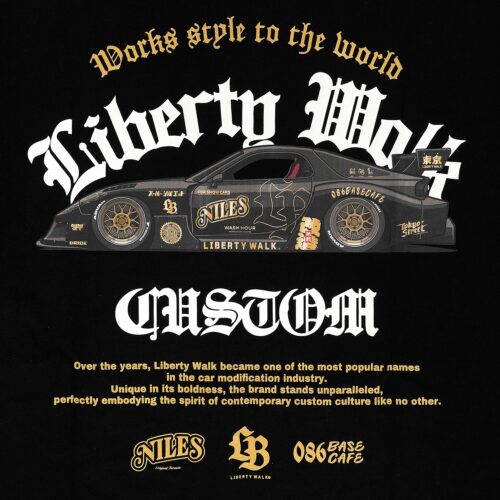 NILES×LB FD Tee Black - LB-ONLINE STORE