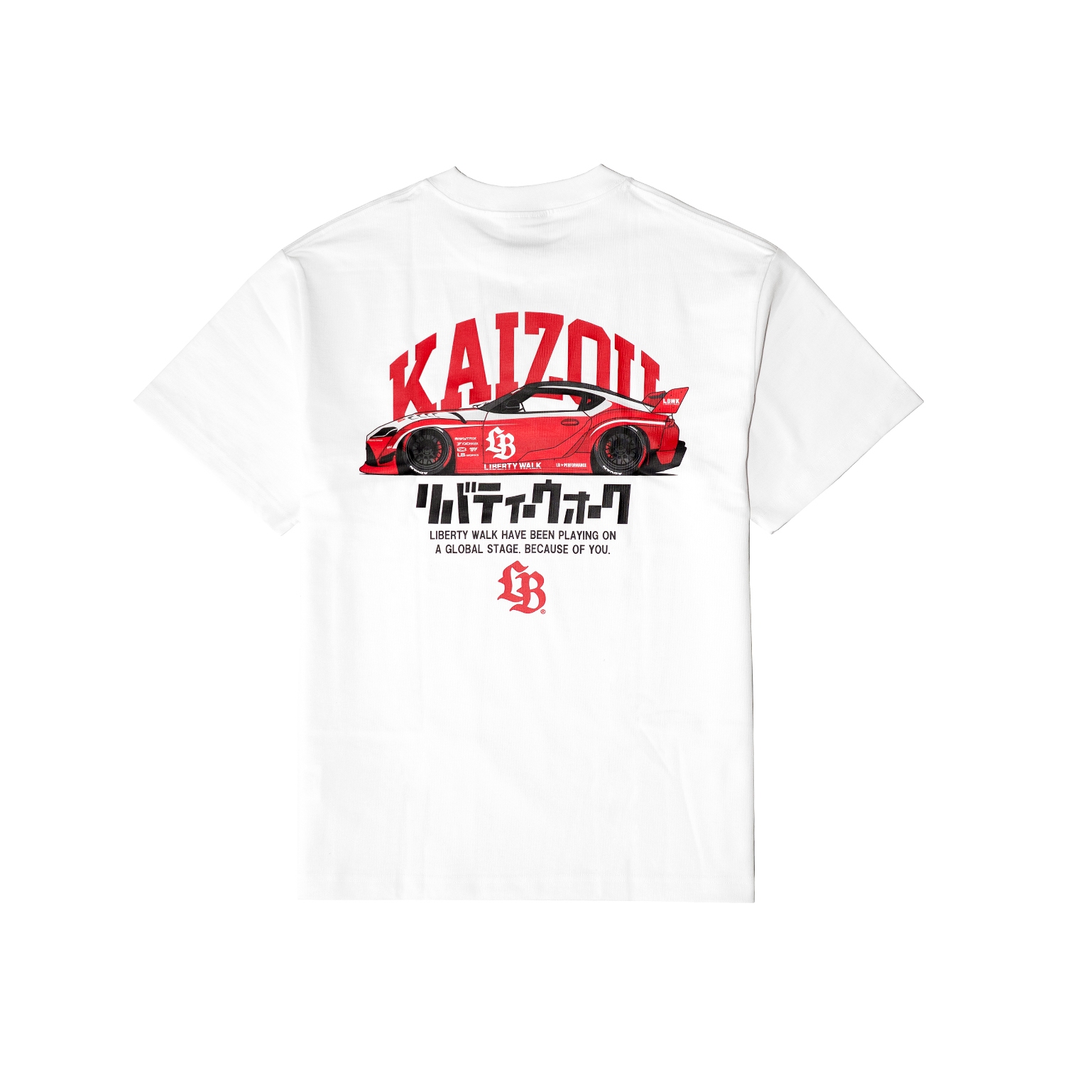 KAIZOU Arch Logo Supra Tee White