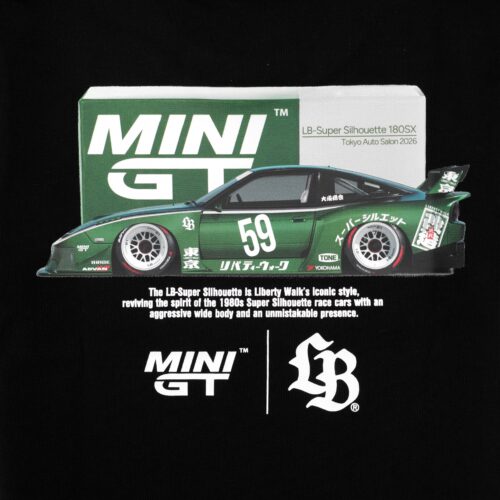MINI GT×LB 180SX BOX Kids Tee Black - LB-ONLINE STORE