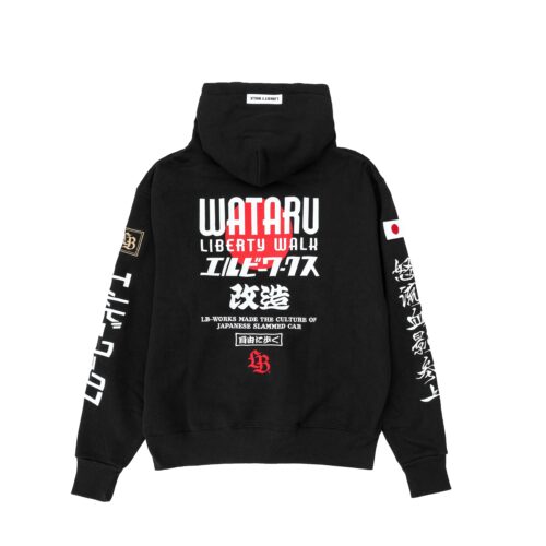 WATARU Rising Sun Hoodie Black