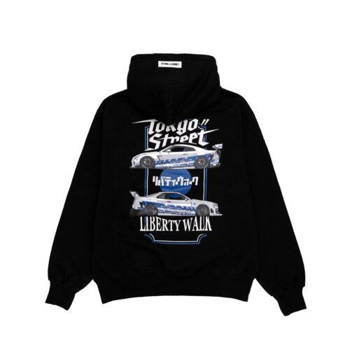 Tokyo Street Box Logo 35 34 Hoodie Black