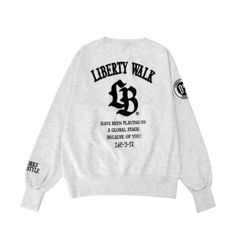 LB Thorn Embroidery Logo Sweatshirt Oatmeal