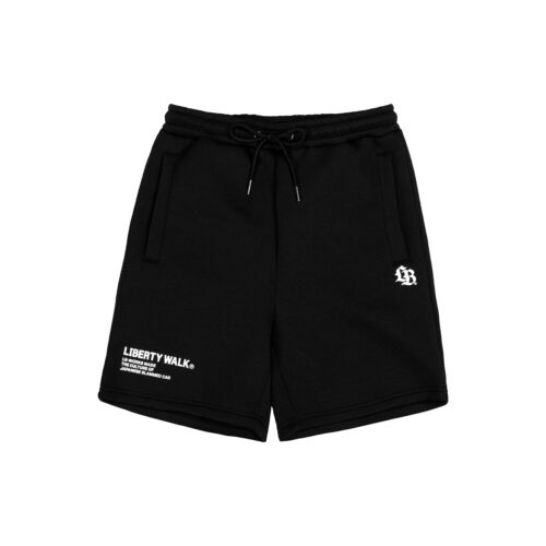 LB Simple Logo Half Pants Black