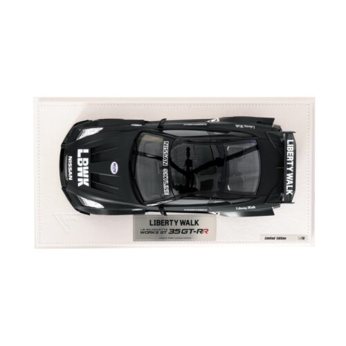 MakeUP 1/18 LB-Silhouette WORKS 35GT-RR Matte Black / Black - LB