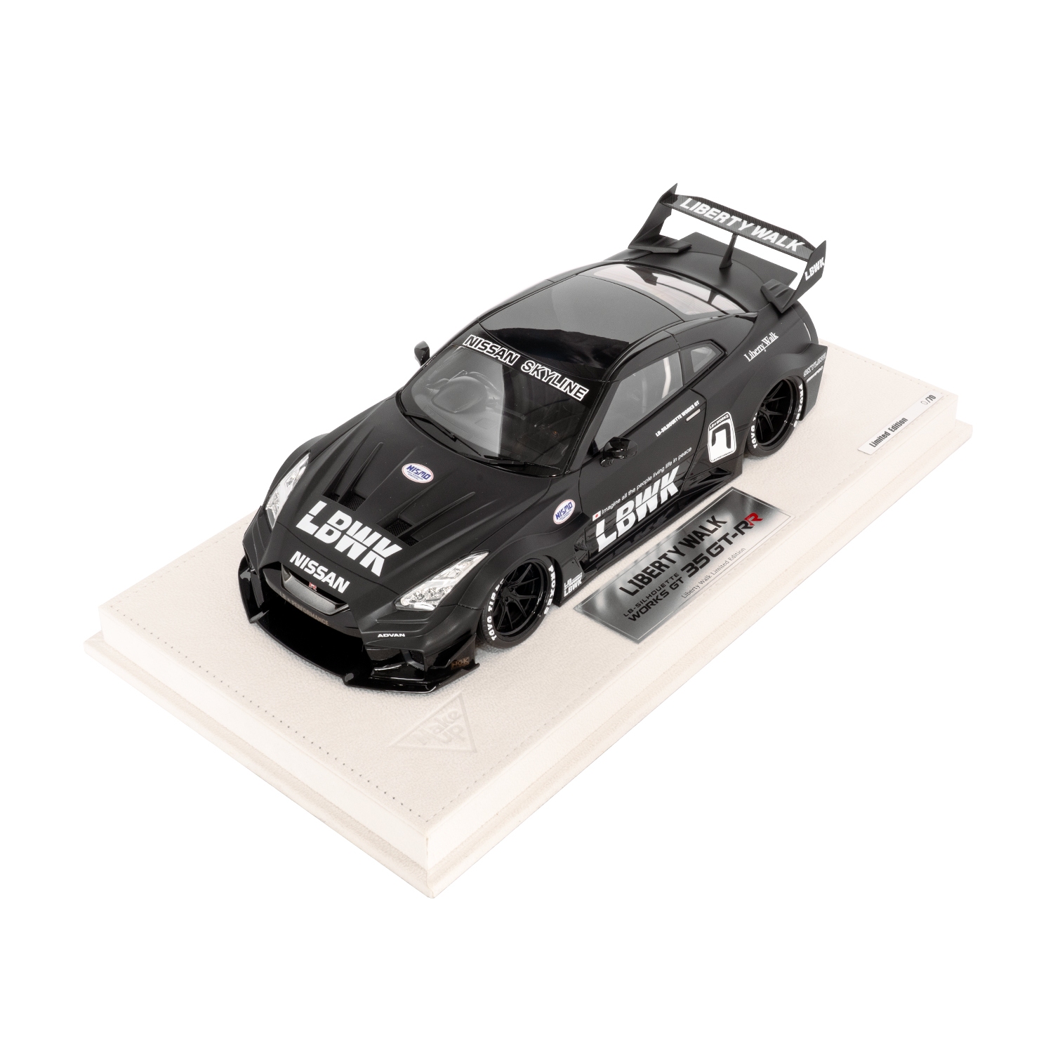 MakeUP 1/18 LB-Silhouette WORKS 35GT-RR Matte Black / Black