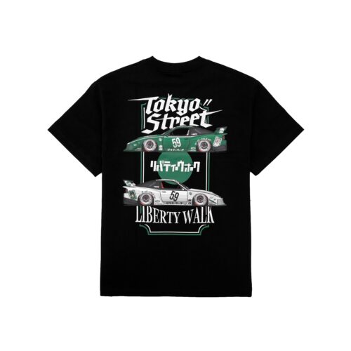 Tokyo Street Box Logo 180 Tee Black