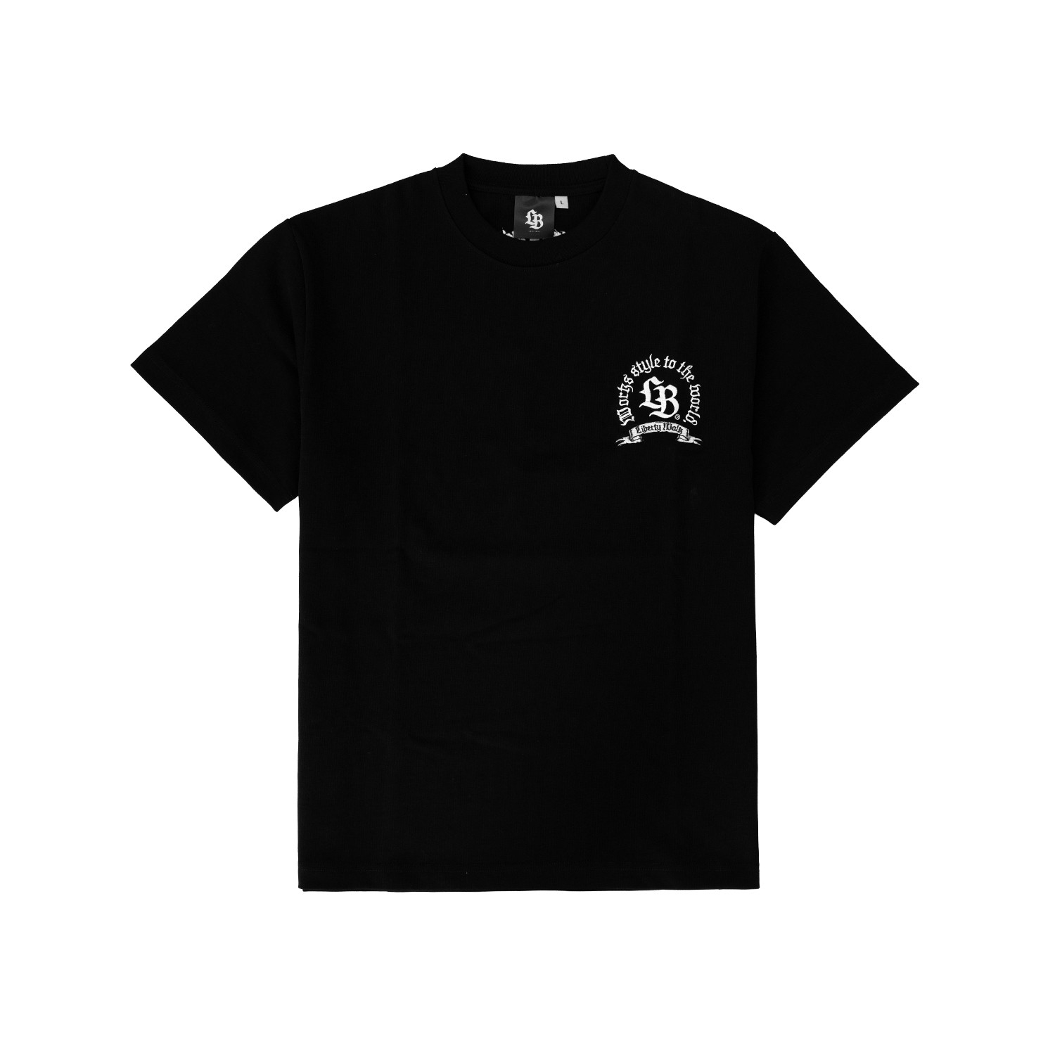 LB World Logo Simple Tee Black
