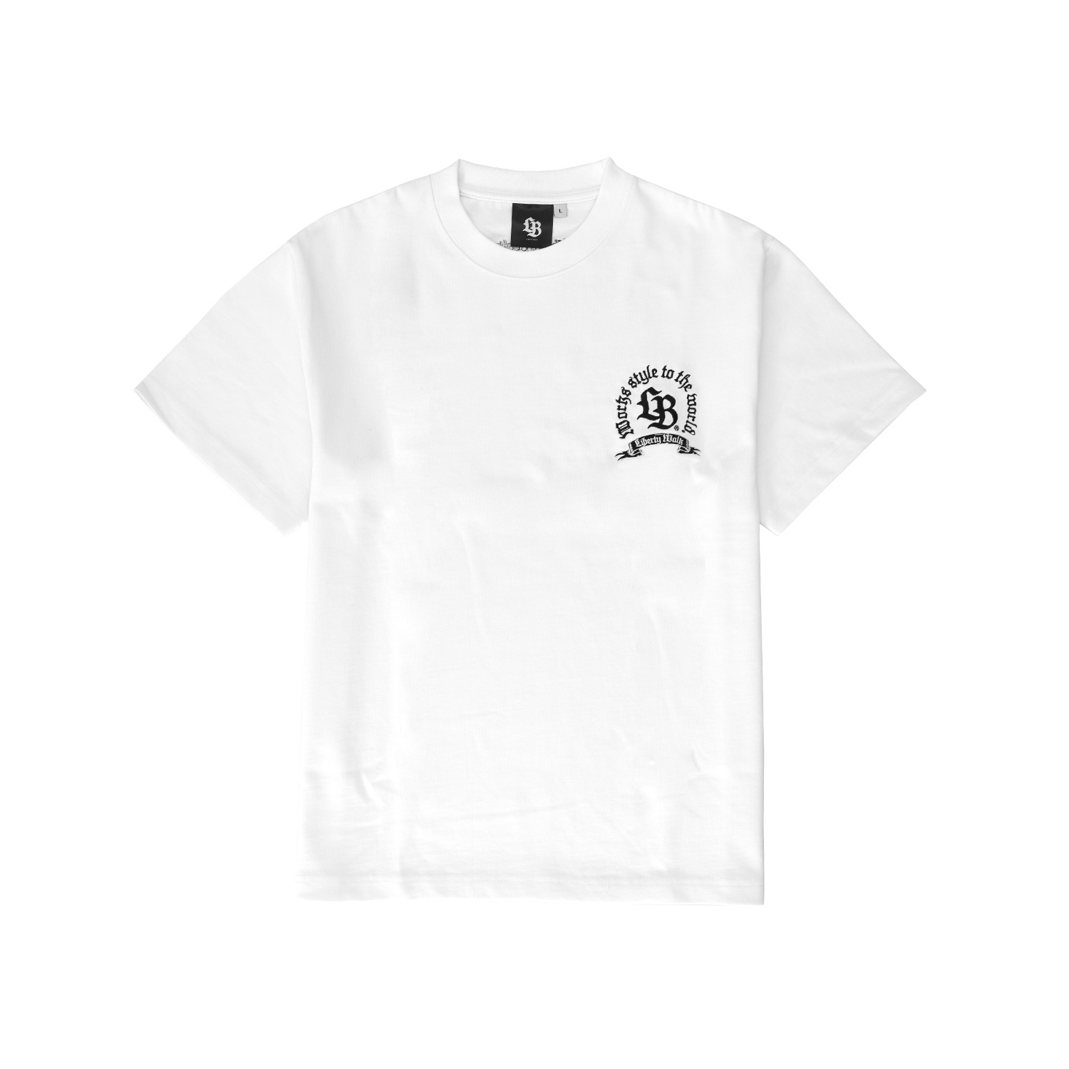 LB World Logo Simple Tee White